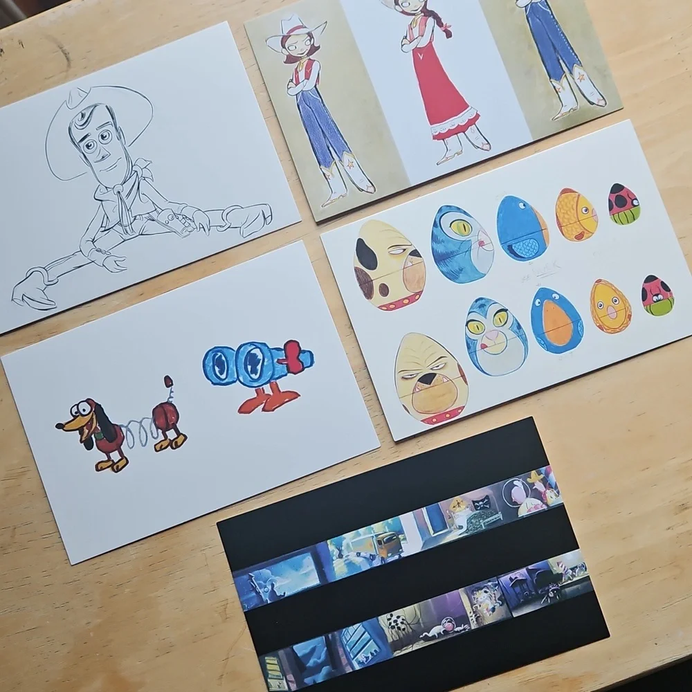 Toy Story Character Art Postcards